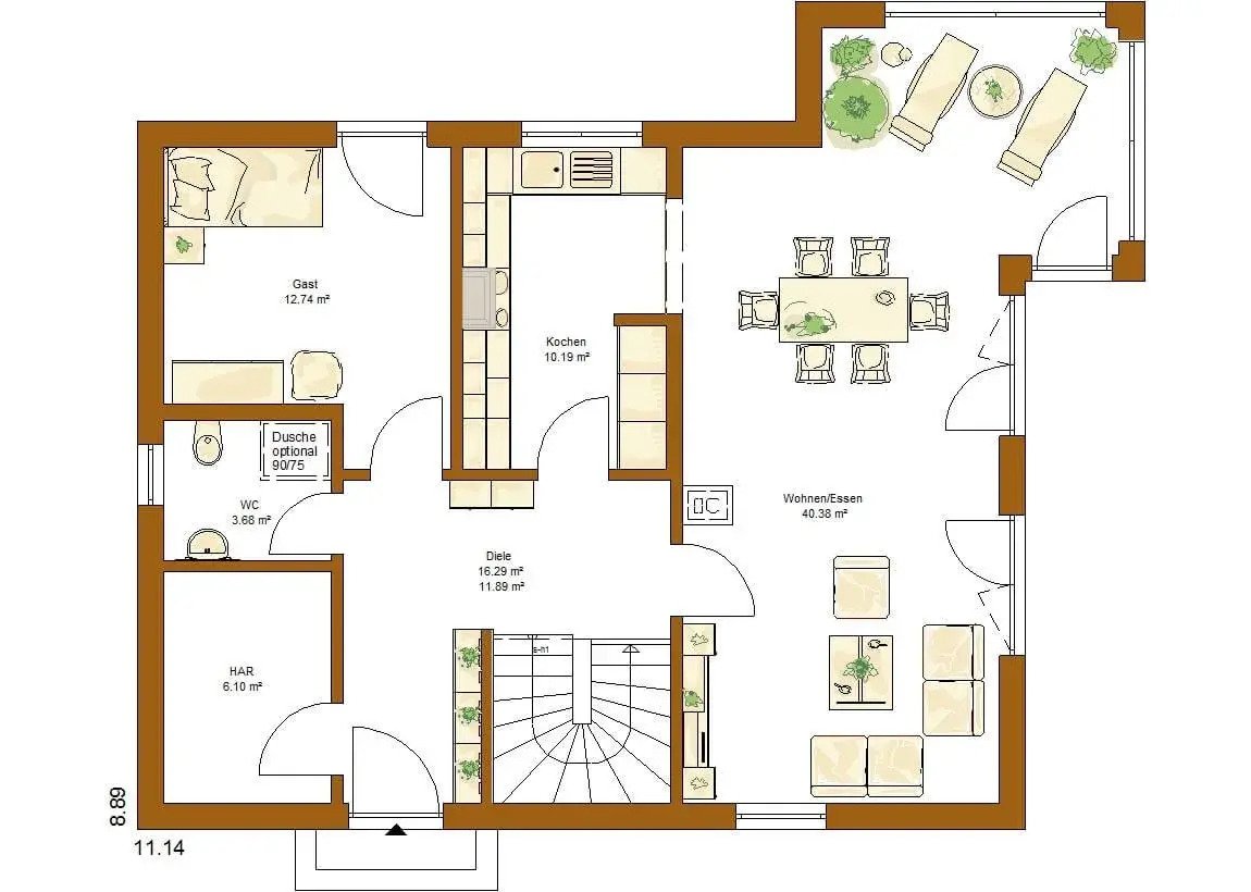 Grundriss EG Grundriss EG